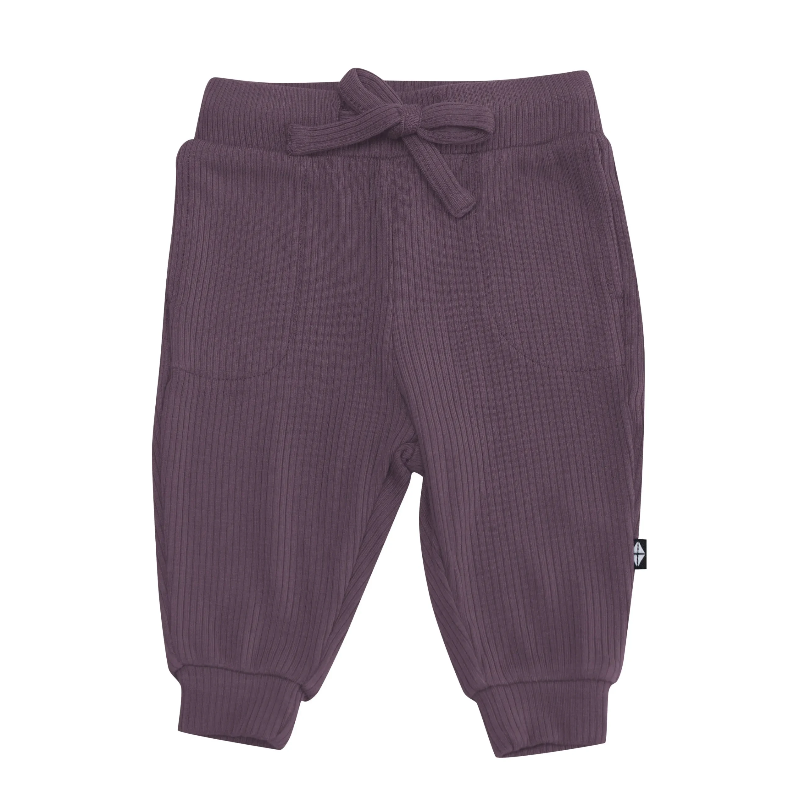 Kyte Baby Ribbed Jogger Pant in Currant Best