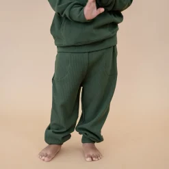 Kyte Baby Ribbed Jogger Pant in Fir