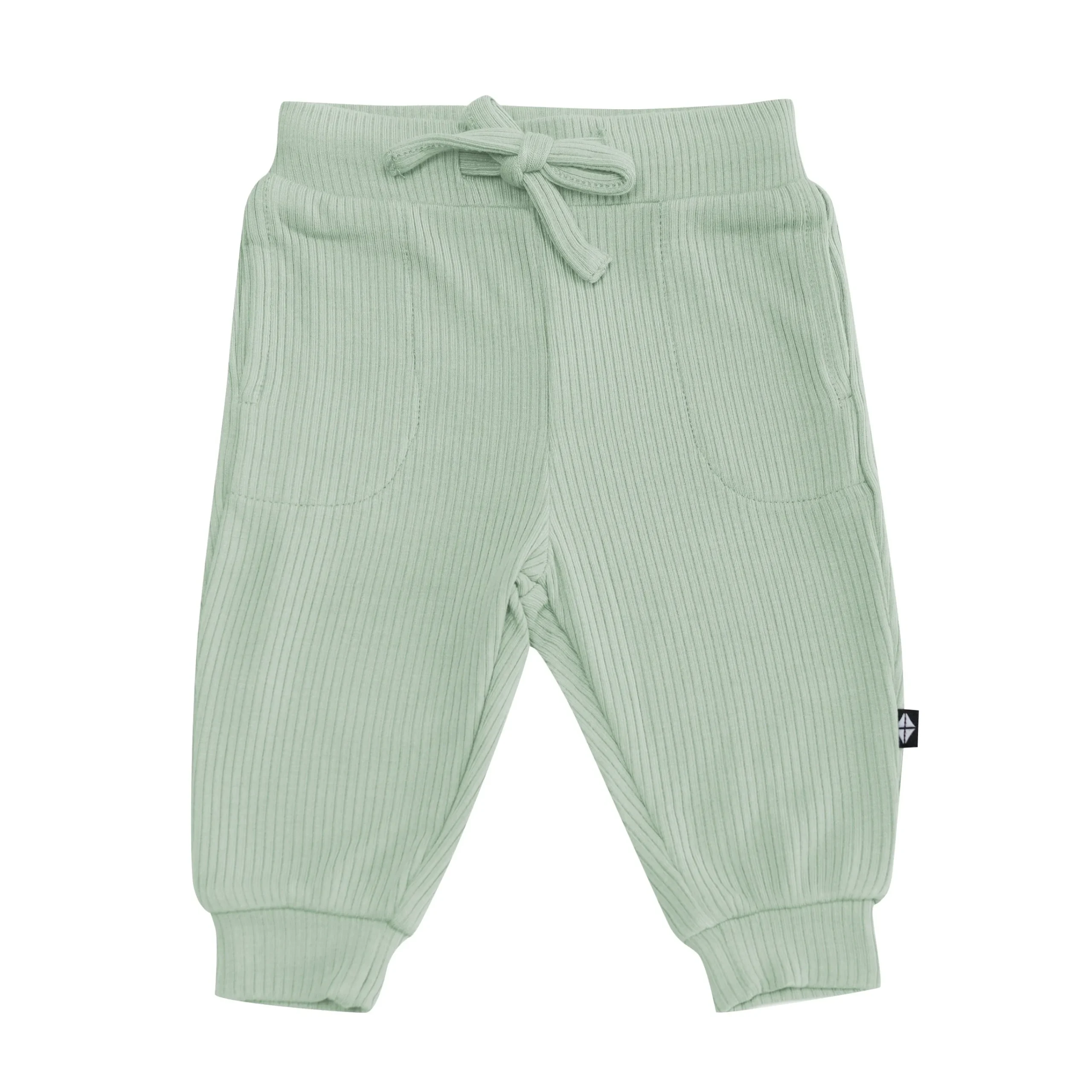 Kyte Baby Ribbed Jogger Pant in Thyme Best