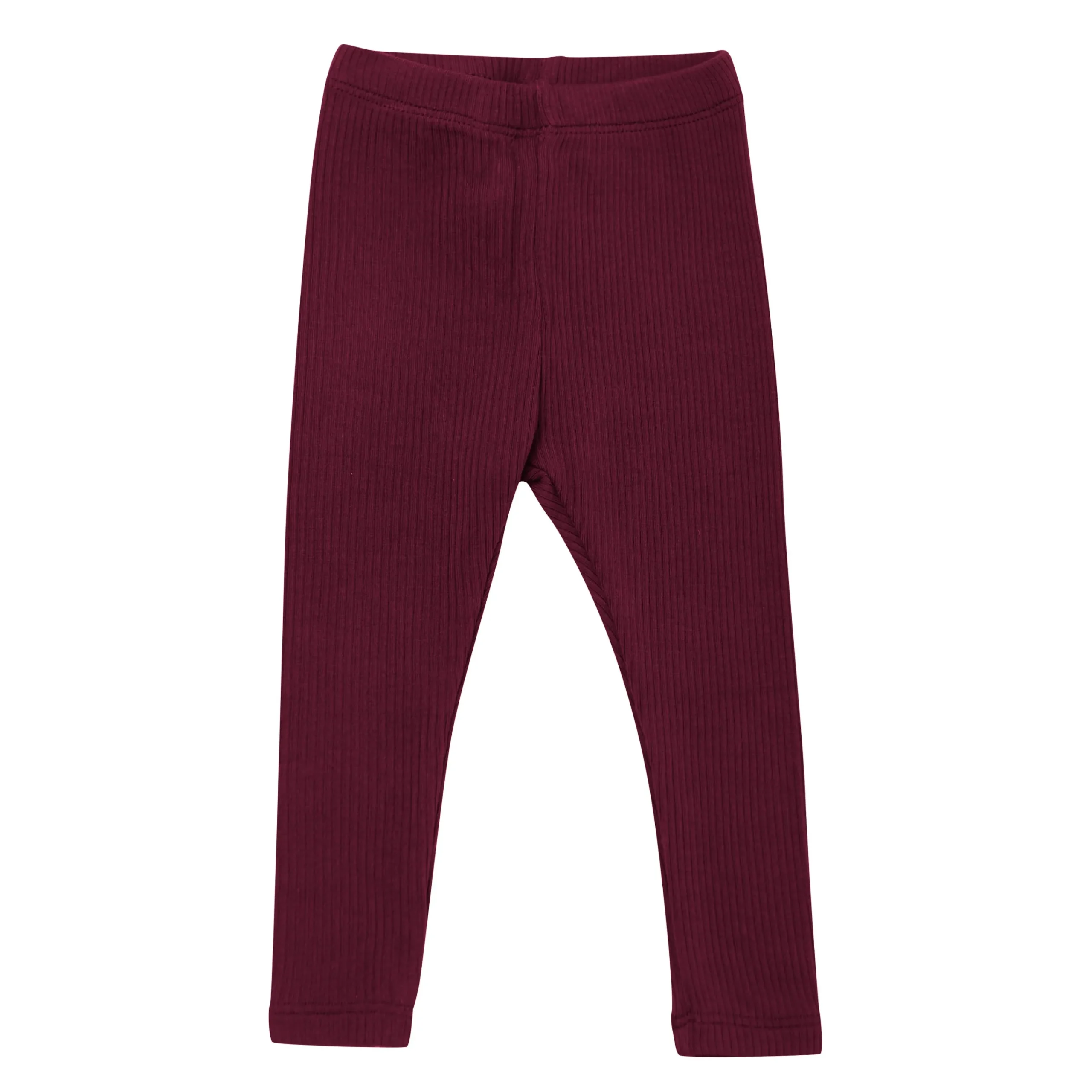 Kyte Baby Ribbed Leggings in Burgundy Sale