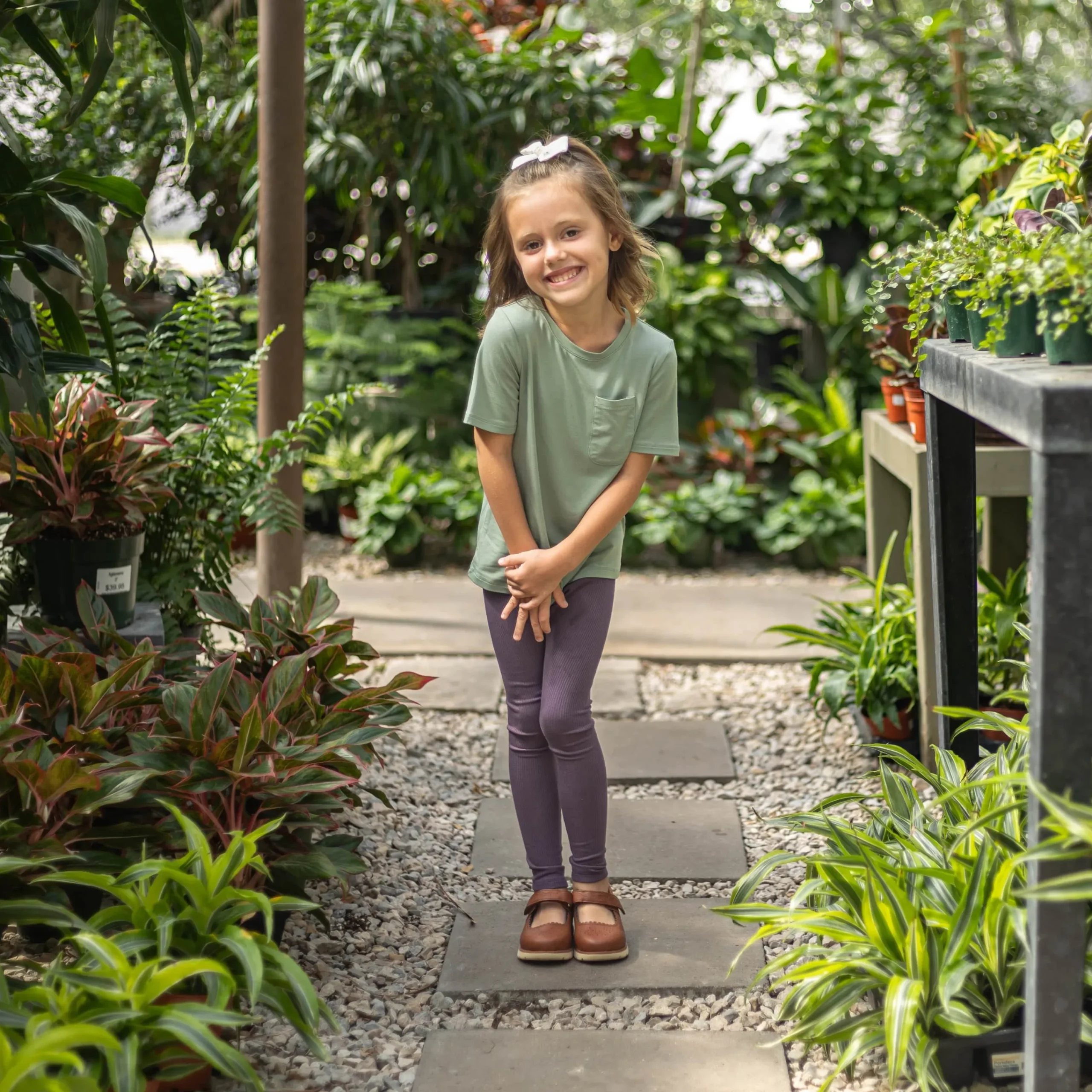 Kyte Baby Ribbed Leggings in Currant Best