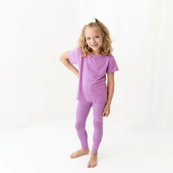 Kyte Baby Ribbed Leggings in Poi Online