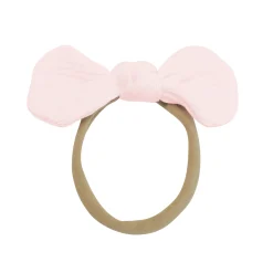 Kyte Baby Ribbed Nylon Bow in Sakura Outlet