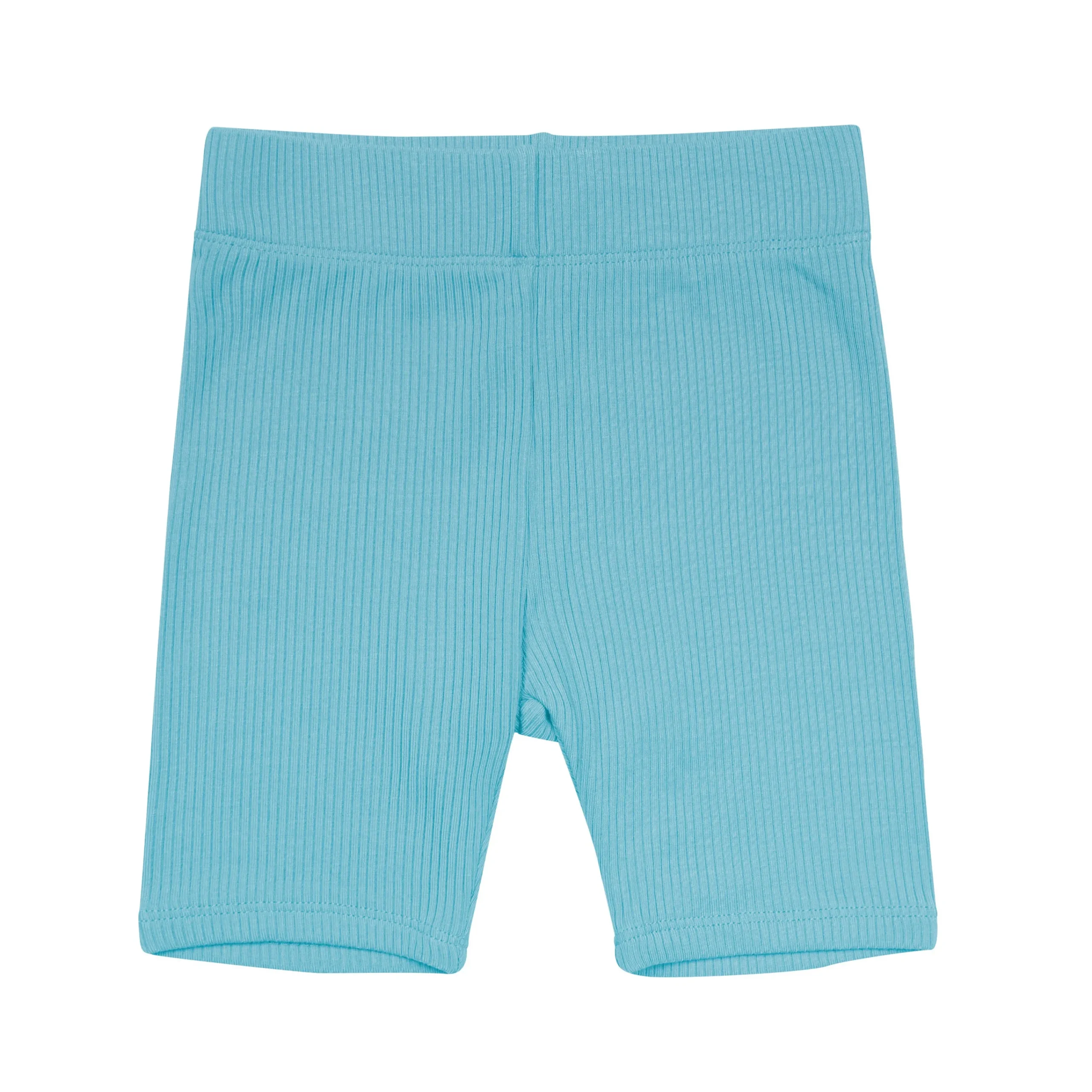 Kyte Baby Ribbed Toddler Biker Shorts in Makai Sale
