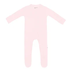 Kyte Baby Ribbed Zipper Footie in Sakura