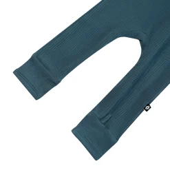 Kyte Baby Ribbed Zipper Romper in Atlantic Online