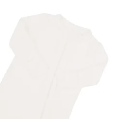 Kyte Baby Ribbed Zipper Romper in Cloud Outlet