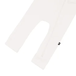 Kyte Baby Ribbed Zipper Romper in Cloud Outlet