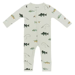 Kyte Baby Romper in Fishing Hot
