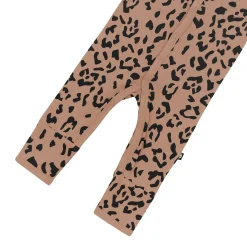 Kyte Baby Romper in Latte Leopard Outlet