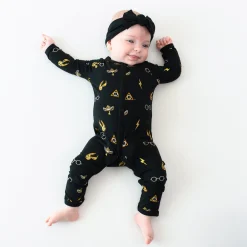 Kyte Baby Romper in Midnight Icon Clearance