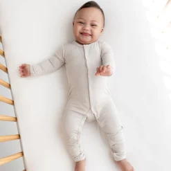 Kyte Baby Romper in Oat Sale