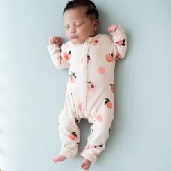 Kyte Baby Romper in Peach Outlet
