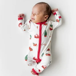 Kyte Baby Romper in Santa Sleigh