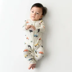 Kyte Baby Romper in Vintage Truck New