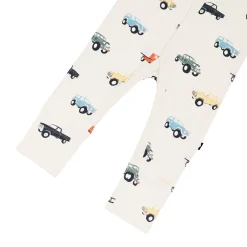 Kyte Baby Romper in Vintage Truck New