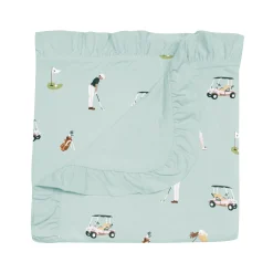 Kyte Baby Ruffle Baby Blanket in 0.5 Golf Best