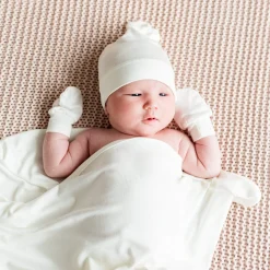 Kyte Baby Scratch Mitten in Cloud Outlet