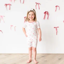 Kyte Baby Short Sleeve Pajamas in Bow