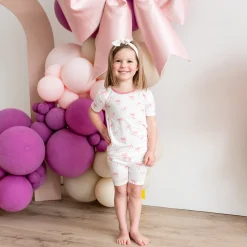 Kyte Baby Short Sleeve Pajamas in Bow
