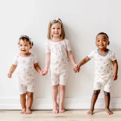 Kyte Baby Short Sleeve Pajamas in Bow