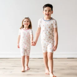 Kyte Baby Short Sleeve Pajamas in Bow