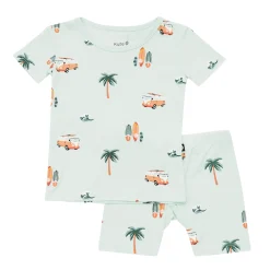 Kyte Baby Short Sleeve Pajamas in Dew Surf Clearance