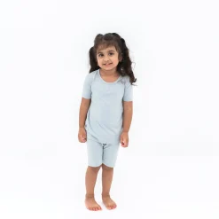 Kyte Baby Short Sleeve Pajamas in Fog New