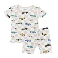 Kyte Baby Short Sleeve Pajamas in Fast and Fierce Hot