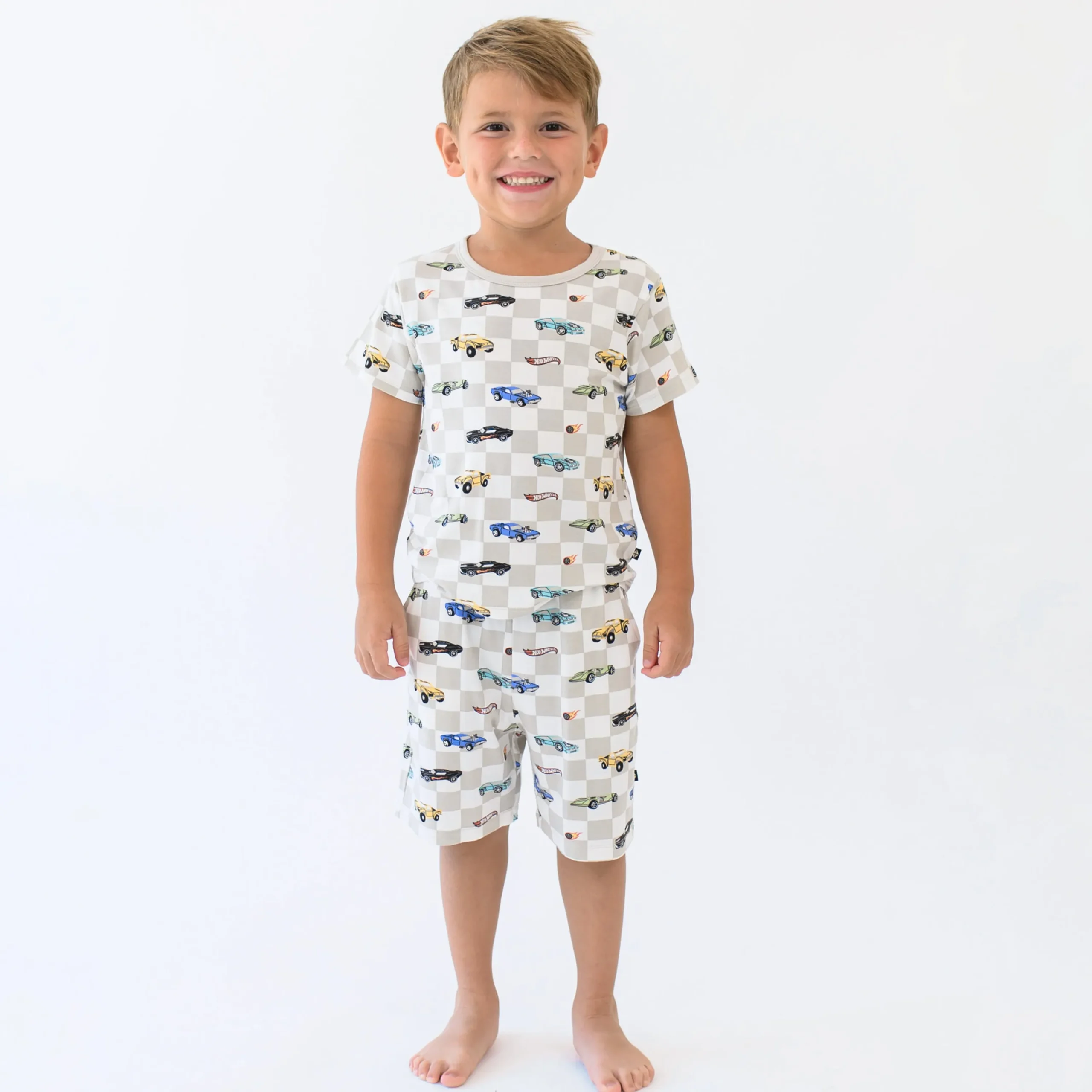 Kyte Baby Short Sleeve Pajamas in Fast and Fierce Hot