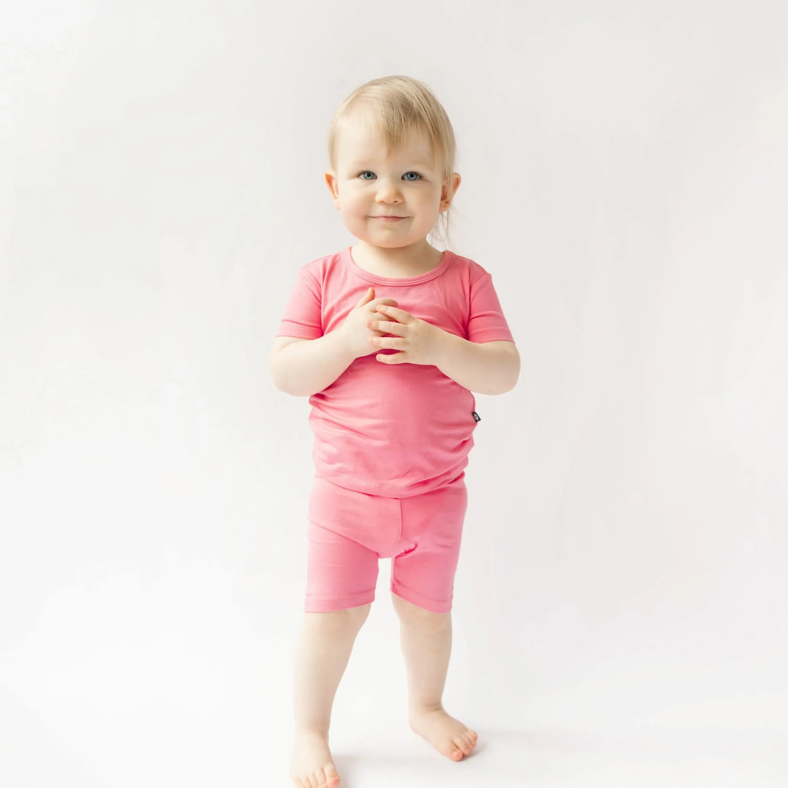 Kyte Baby Short Sleeve Pajamas in Guava Discount