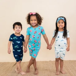 Kyte Baby Short Sleeve Pajamas in Hibiscus Best