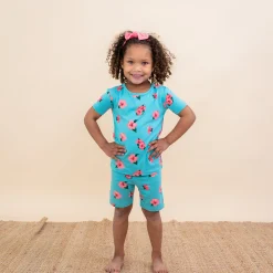Kyte Baby Short Sleeve Pajamas in Hibiscus Best