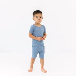 Kyte Baby Short Sleeve Pajamas in Slate Discount