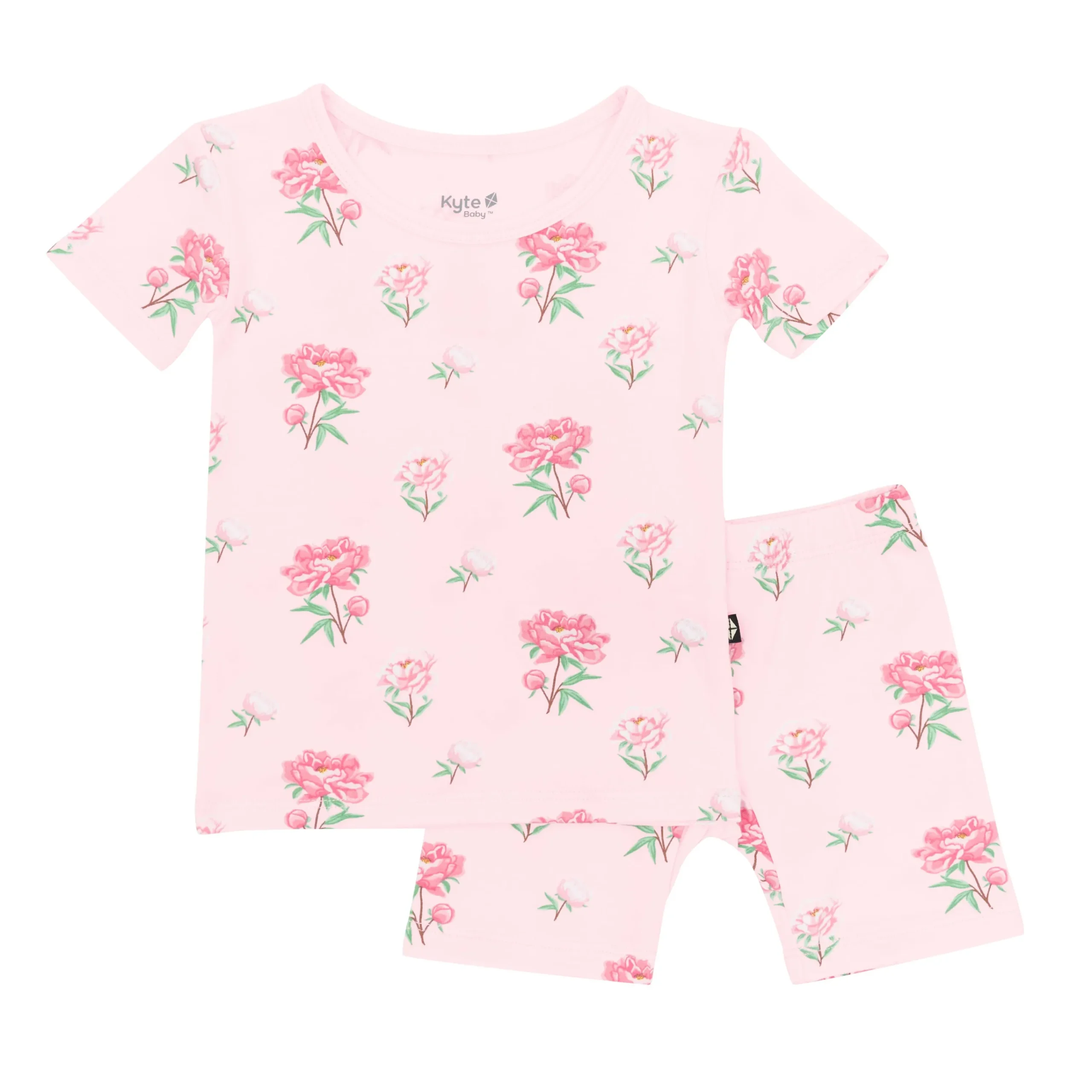 Kyte Baby Short Sleeve Pajamas in Sakura Peony Discount