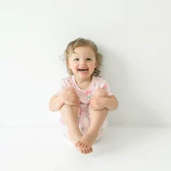 Kyte Baby Short Sleeve Pajamas in Sakura Peony Discount