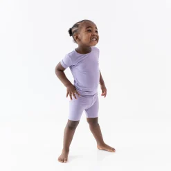 Kyte Baby Short Sleeve Pajamas in Taro Clearance