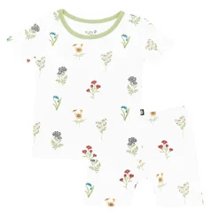 Kyte Baby Short Sleeve Pajamas in Wildflower Clearance