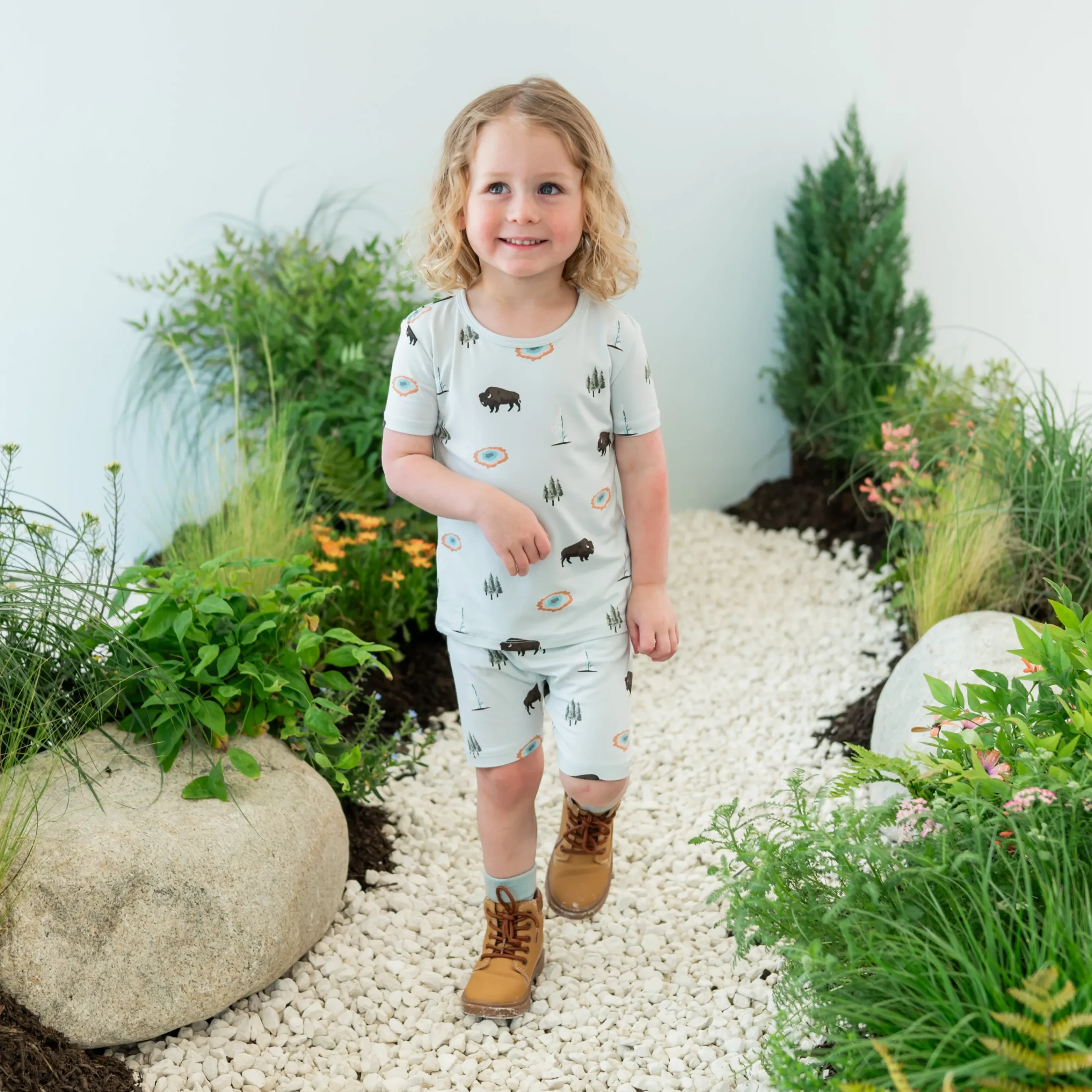 Kyte Baby Short Sleeve Pajamas in Yellowstone Sale