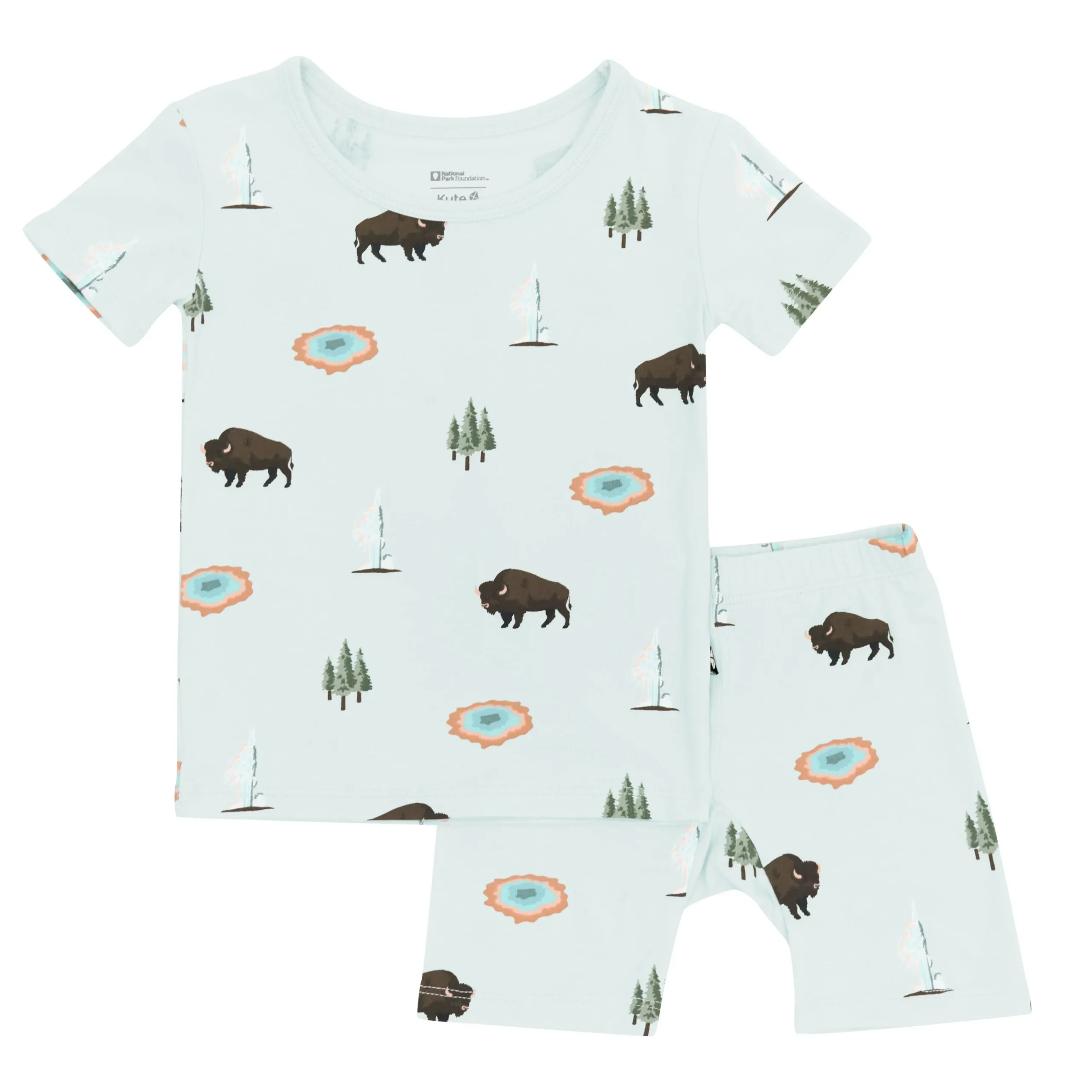 Kyte Baby Short Sleeve Pajamas in Yellowstone Sale