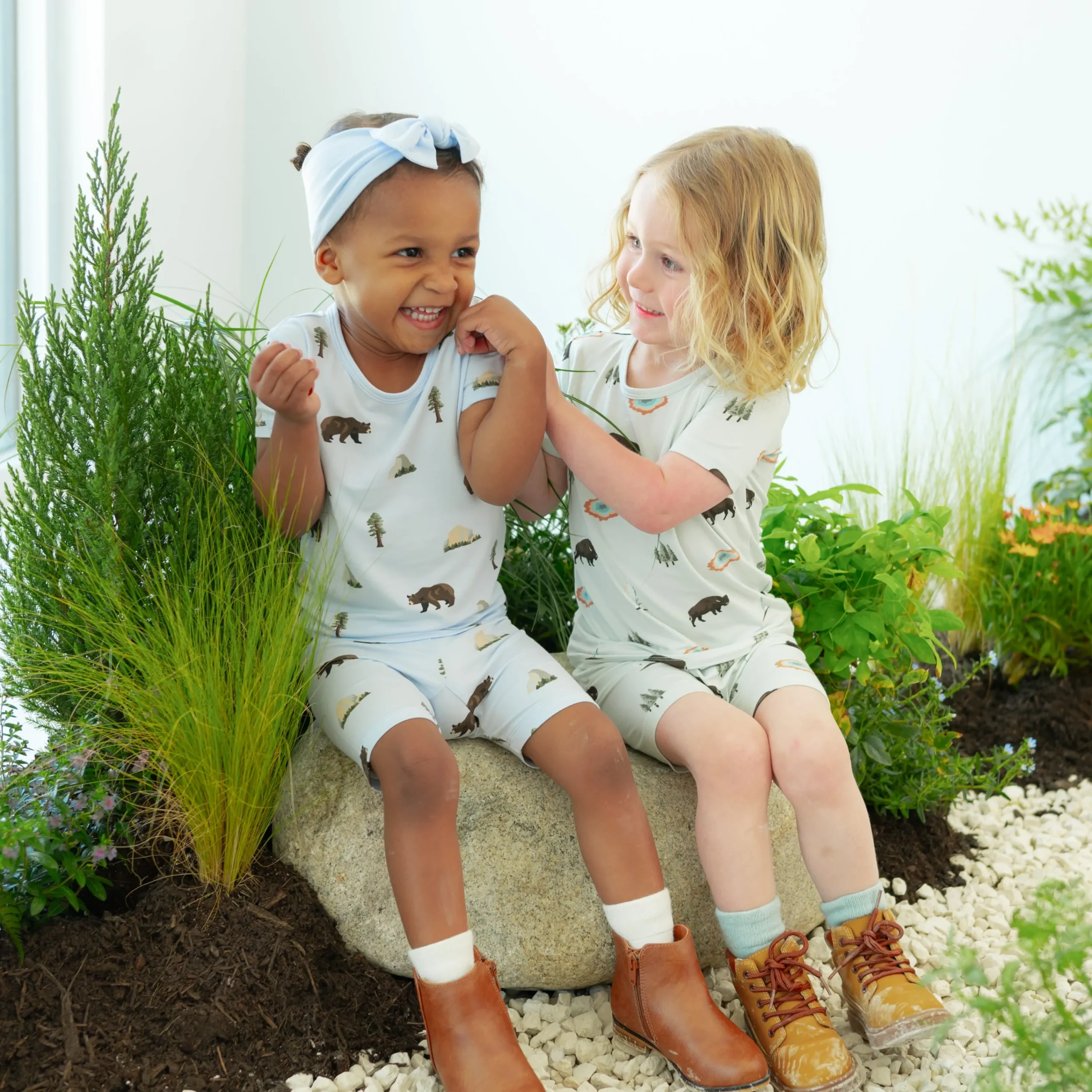 Kyte Baby Short Sleeve Pajamas in Yellowstone Sale