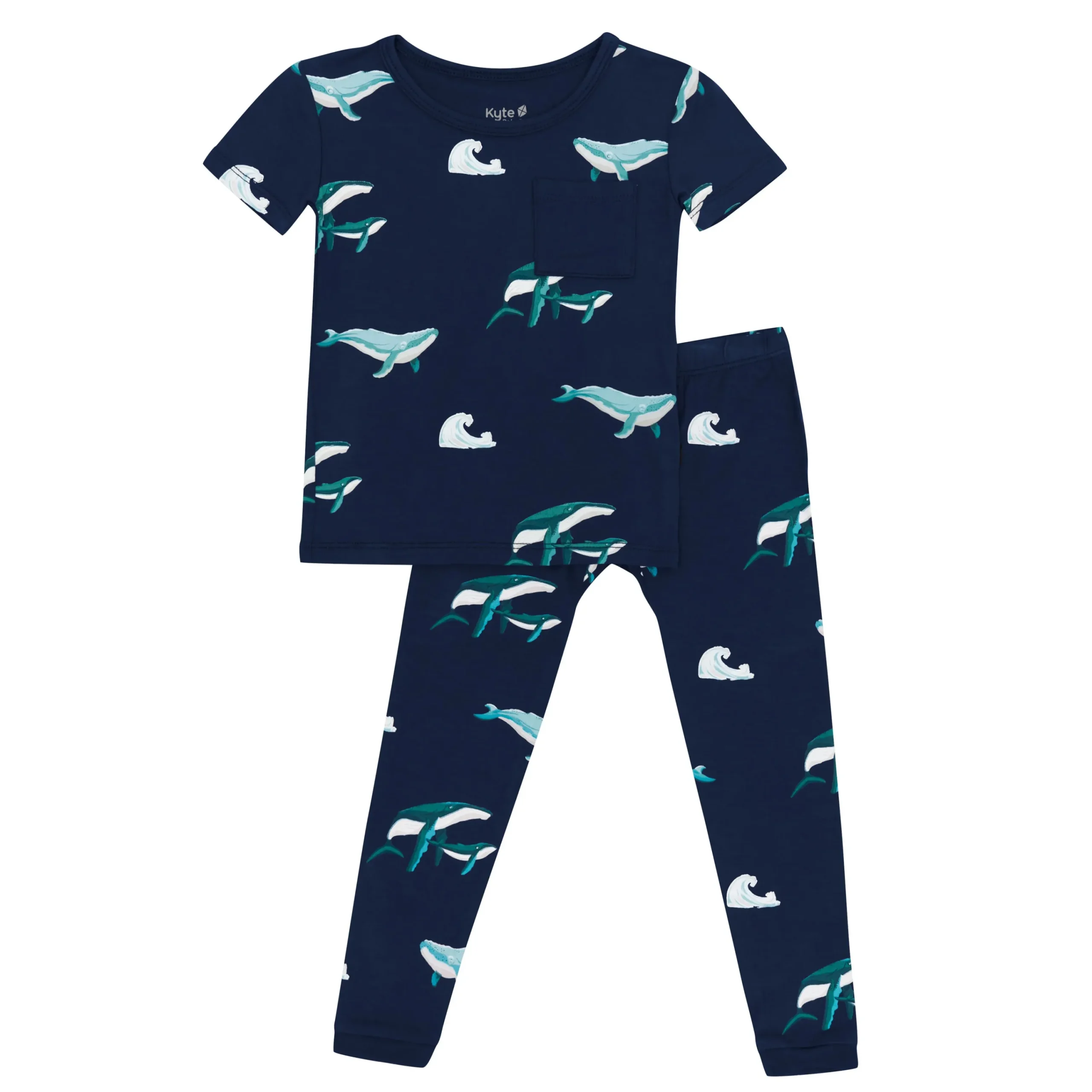 Kyte Baby Short Sleeve with Pants Pajamas in Humpback New