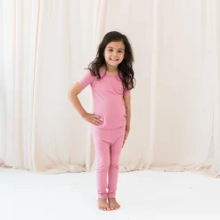 Kyte Baby Short Sleeve with Pants Pajamas in Apple Blossom Sale