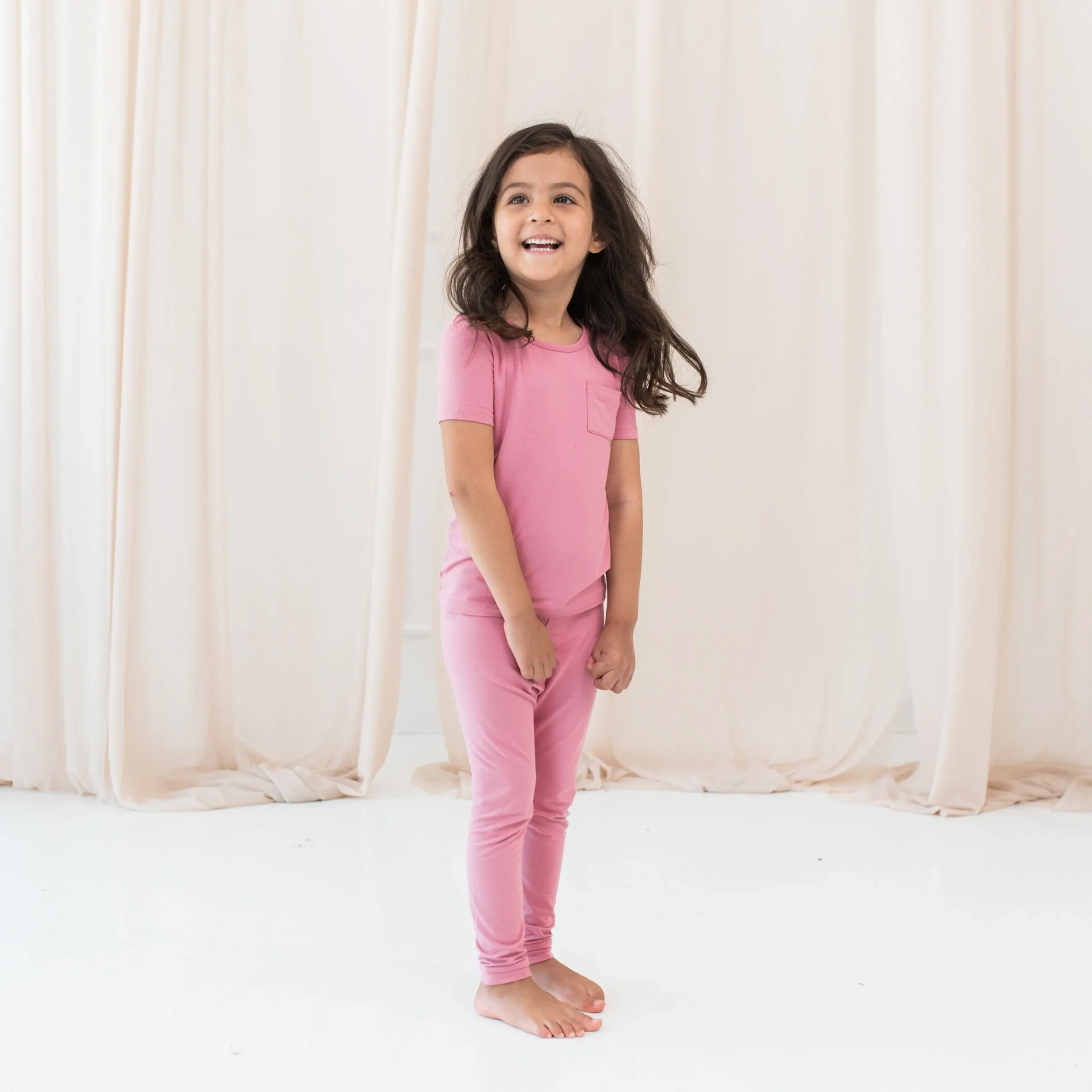 Kyte Baby Short Sleeve with Pants Pajamas in Apple Blossom Sale
