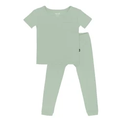 Kyte Baby Short Sleeve with Pants Pajamas in Thyme Online