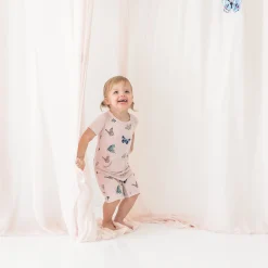 Kyte Baby Shortall in Blush Butterfly Sale