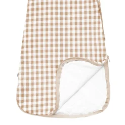 Kyte Baby Sleep Bag in 1.0 Gingham Bisque Best