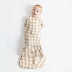 Kyte Baby Sleep Bag in 2.5 Gingham Bisque Clearance