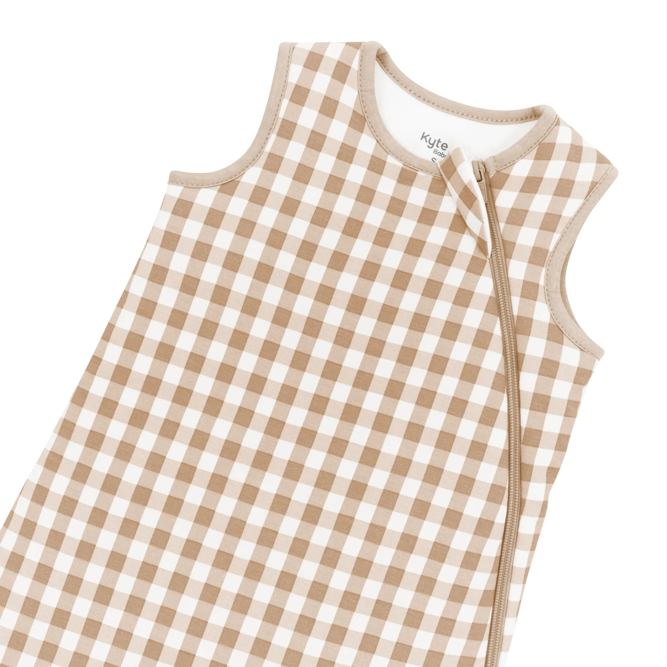 Kyte Baby Sleep Bag in 2.5 Gingham Bisque Clearance