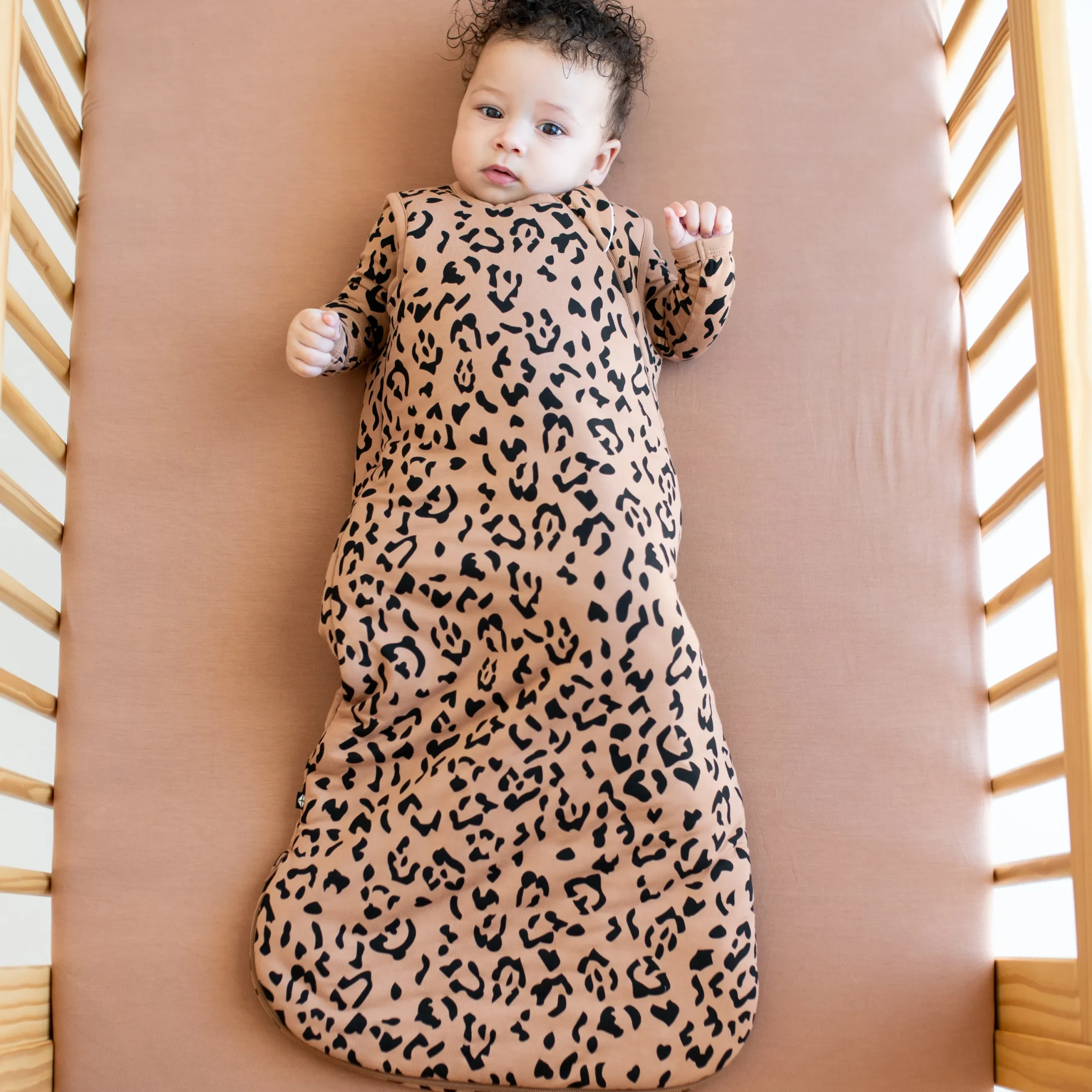 Kyte Baby Sleep Bag in 2.5 Latte Leopard Hot